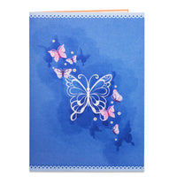 Thumbnail for HugePop Butterfly Pop Up Card with Detachable Bouquet