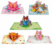 Butterfly 5-Pack Bundle Pop Up Cards