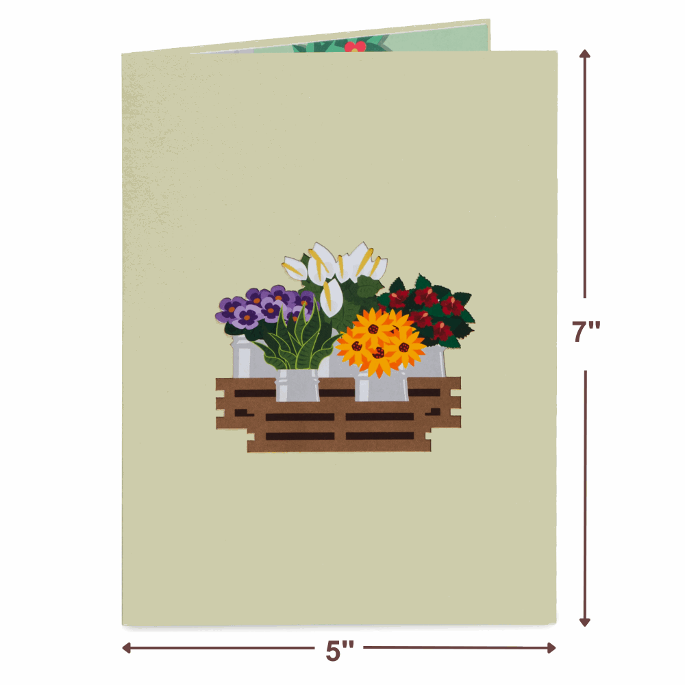 Flower Truck Pop Up Card