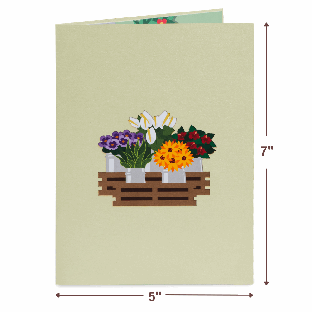 Flower Truck Pop Up Card