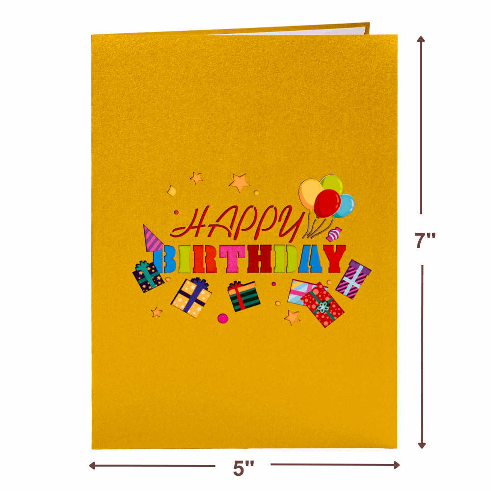 Happy Birthday Pop Up Card