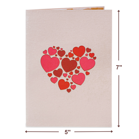 Heart Tree Pop Up Card - 5"x7"