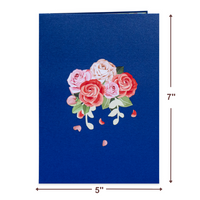 Thumbnail for Pink Roses Pop Up Card