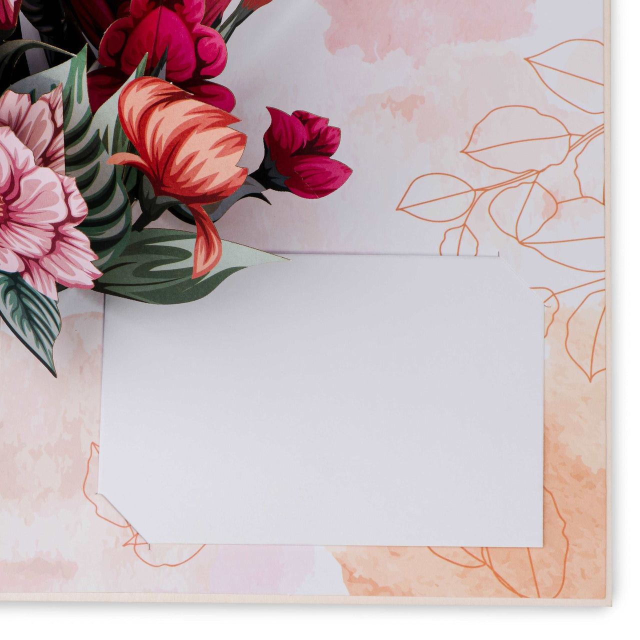 Floral Plant Pop Up Card