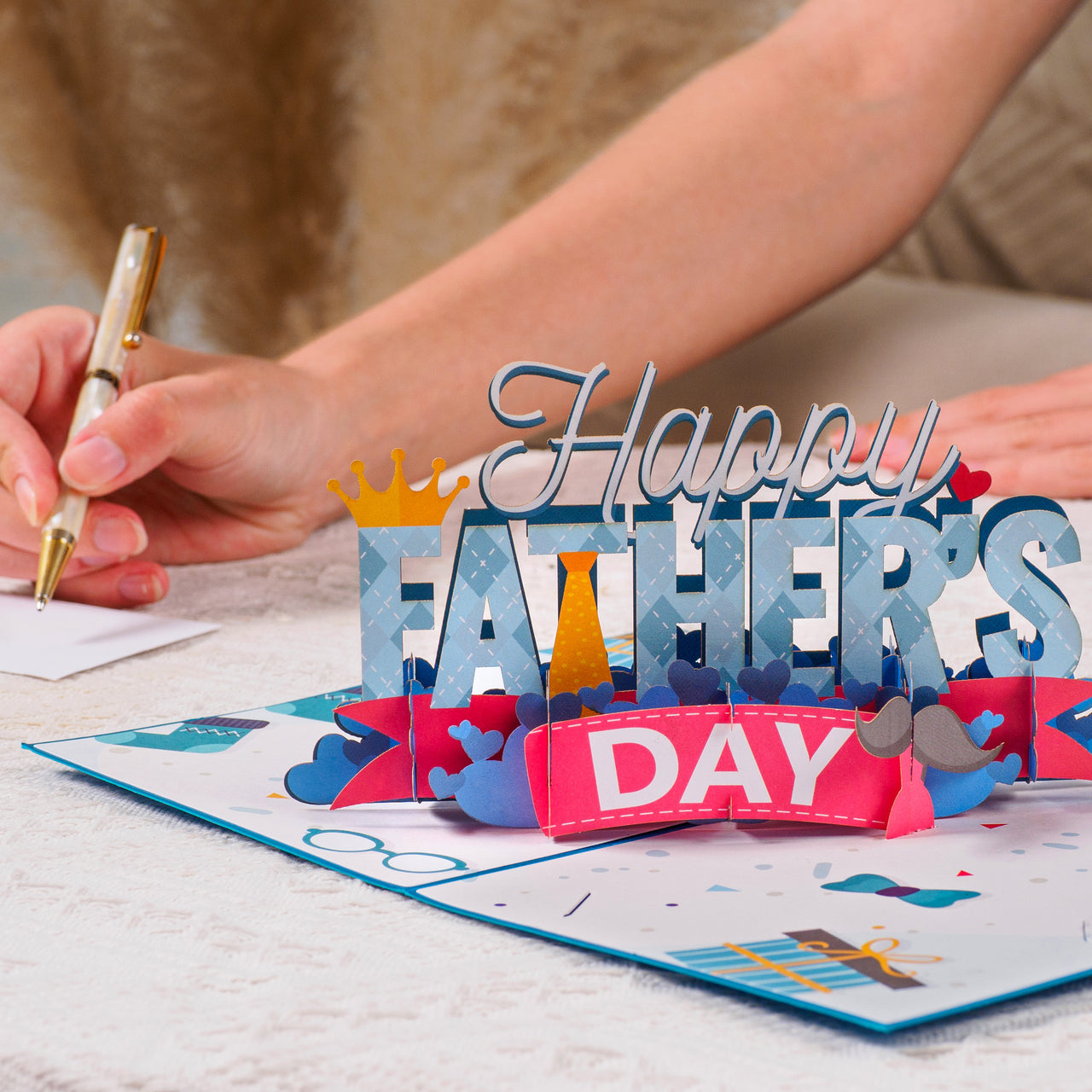 Happy Fathers Day Pop Up Card