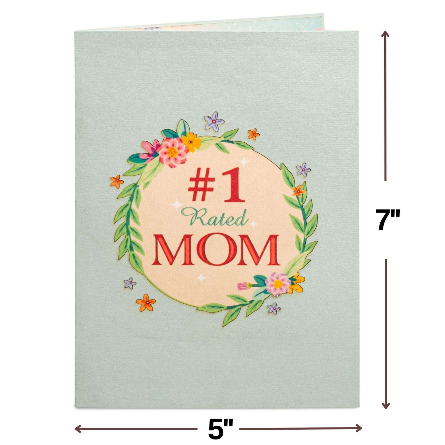 Best Mom Trophy Pop Up Card