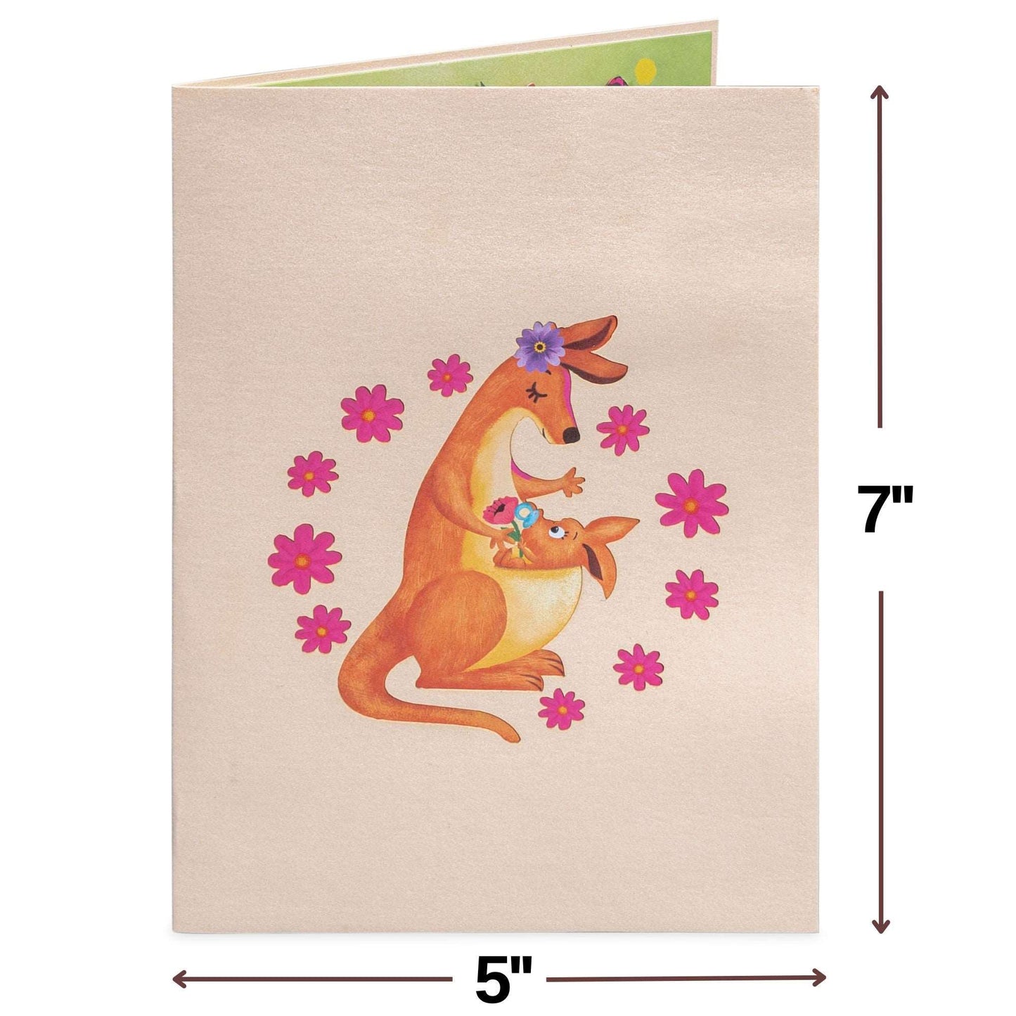 Kangaroo Pop Up Card