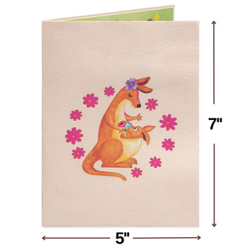 Kangaroo Pop Up Card