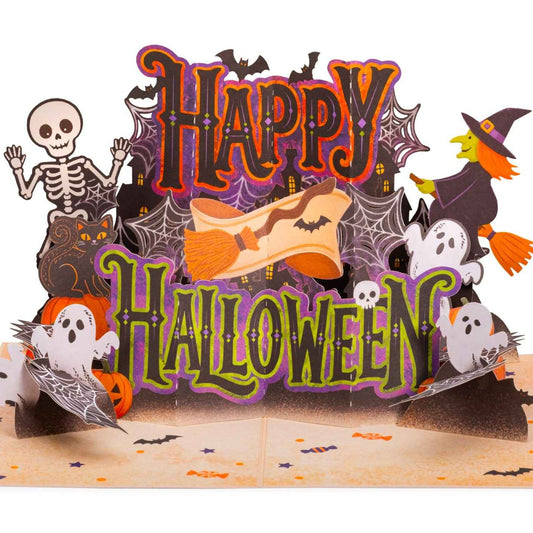 Happy Halloween pop-up card — grid-tight featured
