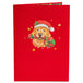 Christmas Dog Pop Up Card