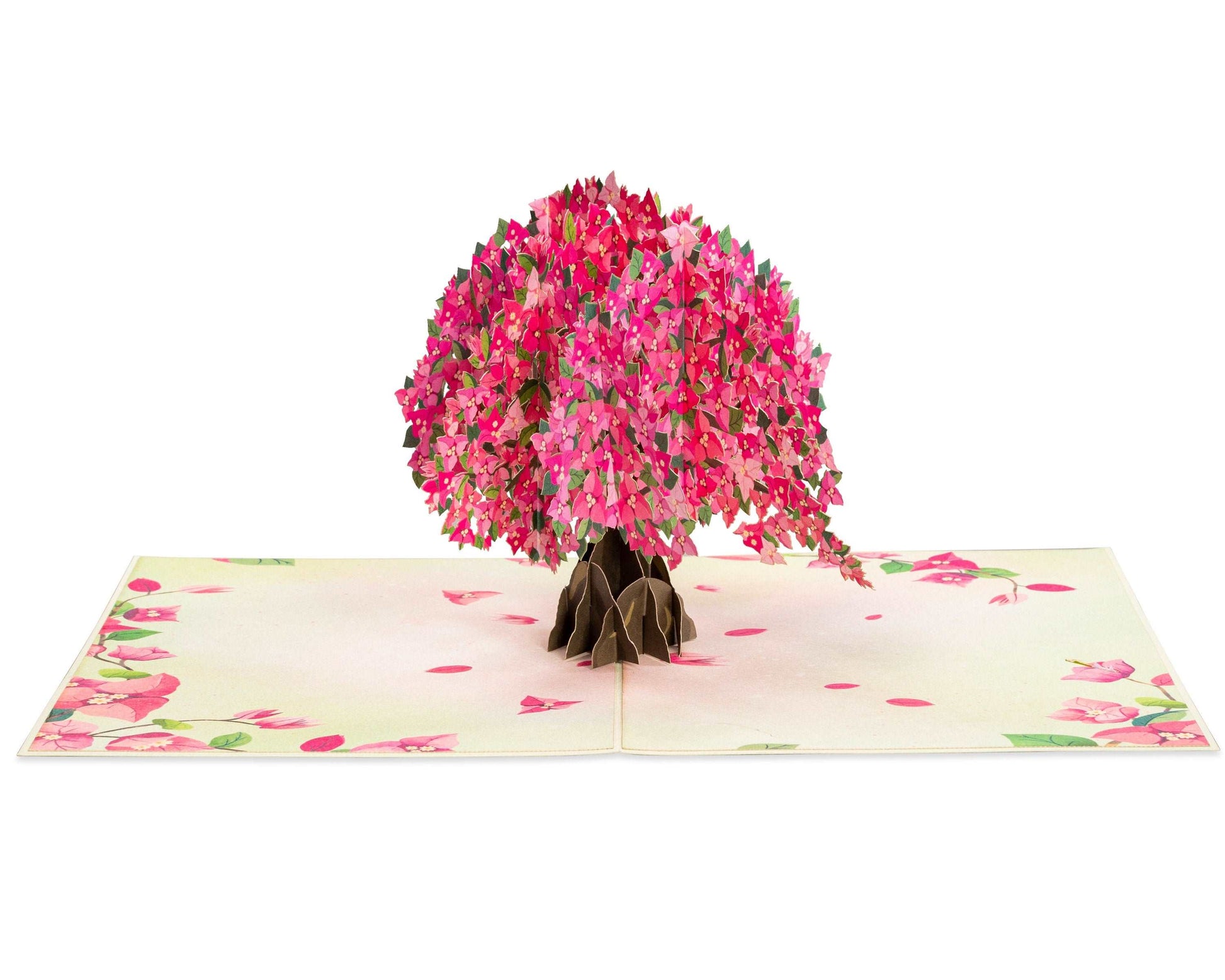 Bougainvillea Tree Pop Up Card