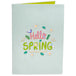 Hello Spring  Pop Up Card