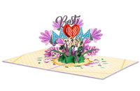 Thumbnail for Floral Best Mom Ever Pop Up Card