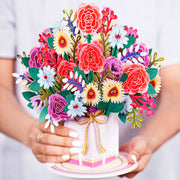 HugePop Harmony Pop Up Flower Bouquet With Detachable Flowers