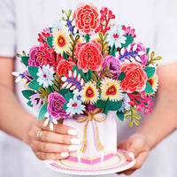 Thumbnail for HugePop Harmony Pop Up Flower Bouquet With Detachable Flowers