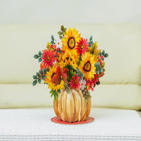 Thumbnail for HugePop Harvest Bouquet Pop Up Card, With Detachable Bouquet, 10