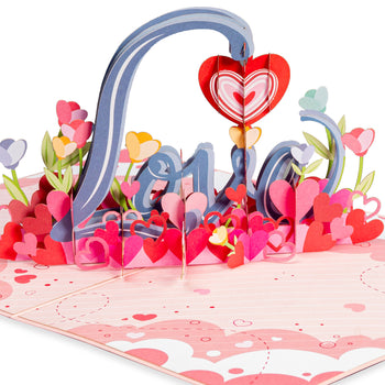 Love Art Pop Up Card