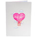 Love Air Balloon Pop Up Card