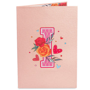 I Love You Valentines Day Pop Up Card