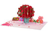 Love Roses Valentines Day Pop Up Card
