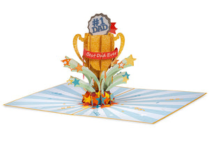 #1 Dad Trophy Pop Up Father's Day Card