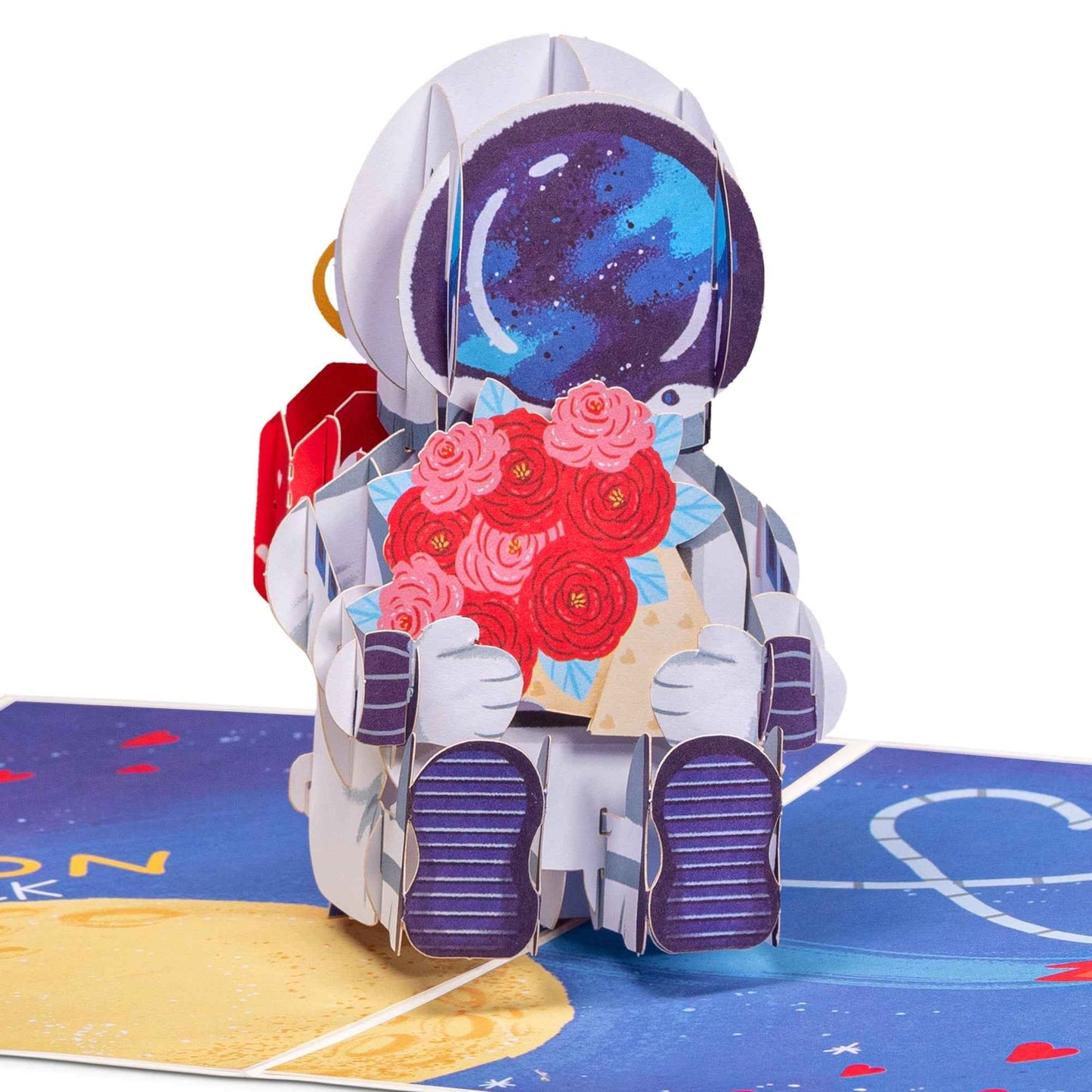 Paper Love Pop Up Cards - Love Astronaut - 5" x 7"