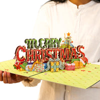 Thumbnail for Merry Christmas, Jumbo Card With Envelope and Note Tag