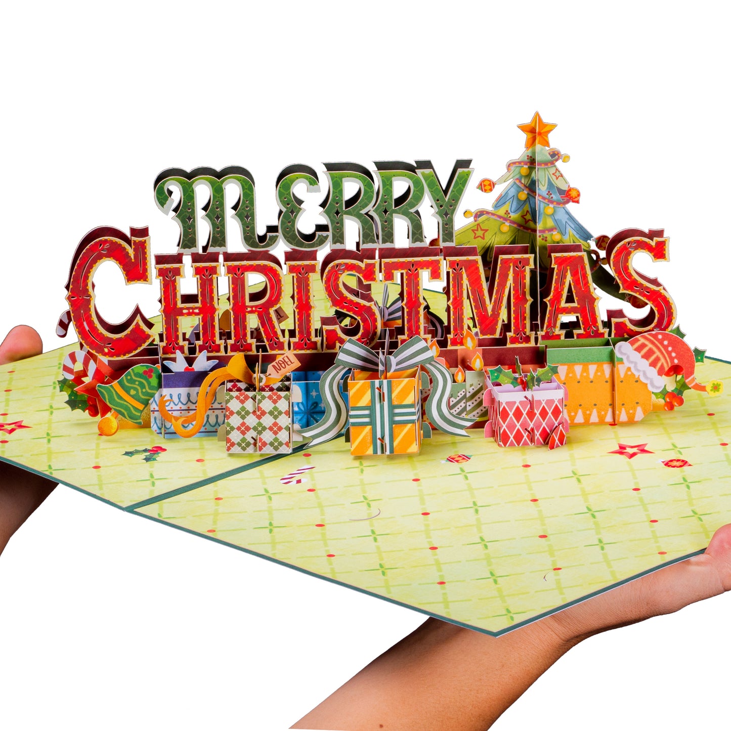 Jumbo Merry Christmas Pop Up Card