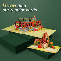 Thumbnail for Merry Christmas, Jumbo Card With Envelope and Note Tag