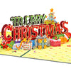 HugePop Merry Christmas, Jumbo Card With Envelope and Note Tag
