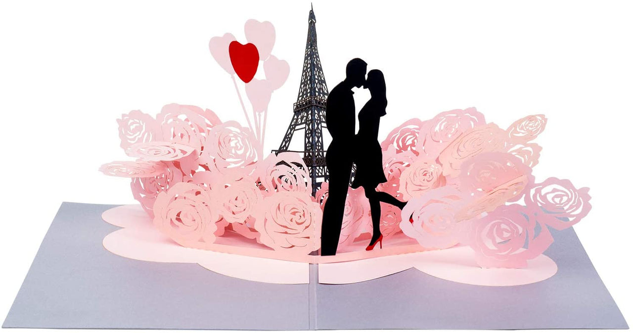 Eiffel Tower Love Pop Up Card