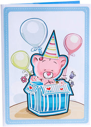 Balloons Explosion Pop Up Card