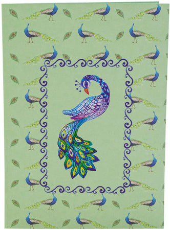 Peacock Pop Up Card