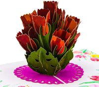 Thumbnail for Tulip Bouquet Pop Up Card