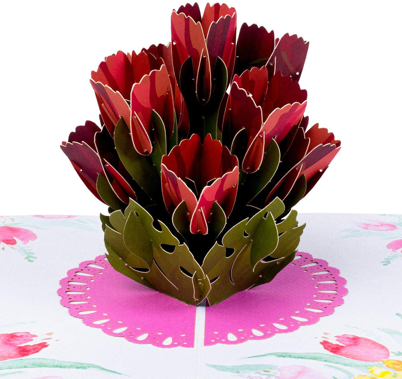Tulip Bouquet Pop Up Card