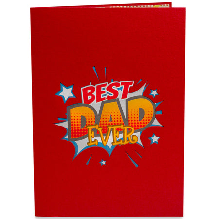 Best Dad Pop Up Card