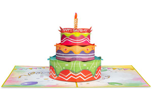Happy Birthday Cake Pop-up Card