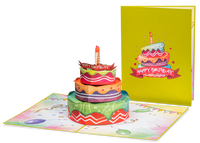 Thumbnail for Happy Birthday Cake Pop Up Card