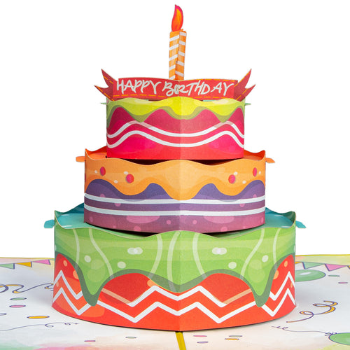 Happy Birthday Cake Pop-up Card