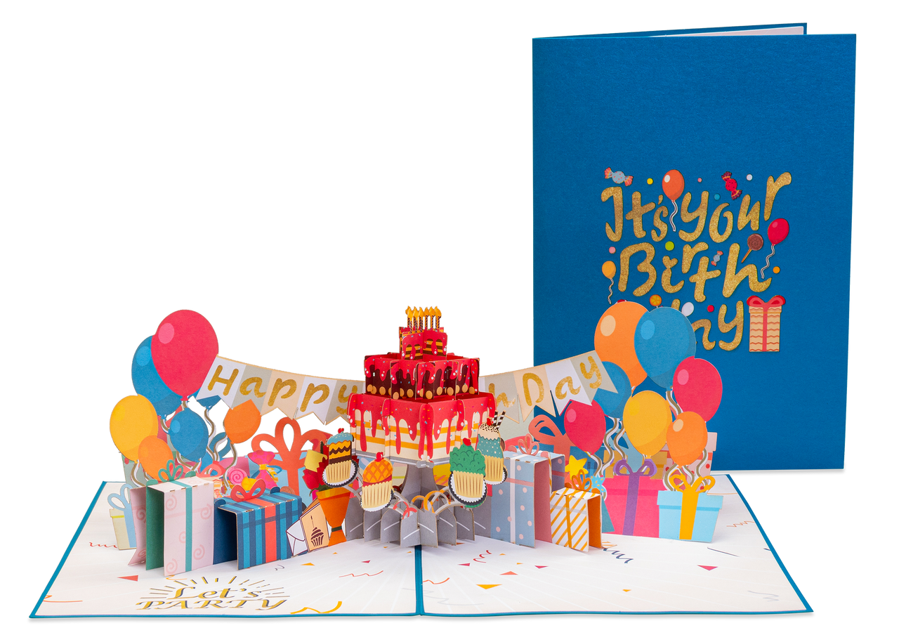 Happy Birthday Party Pop-up Card