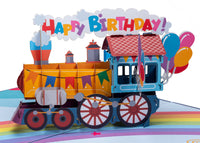 Thumbnail for Happy Birthday Train Pop Up Card