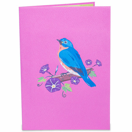 Blue Bird Pop Up Card