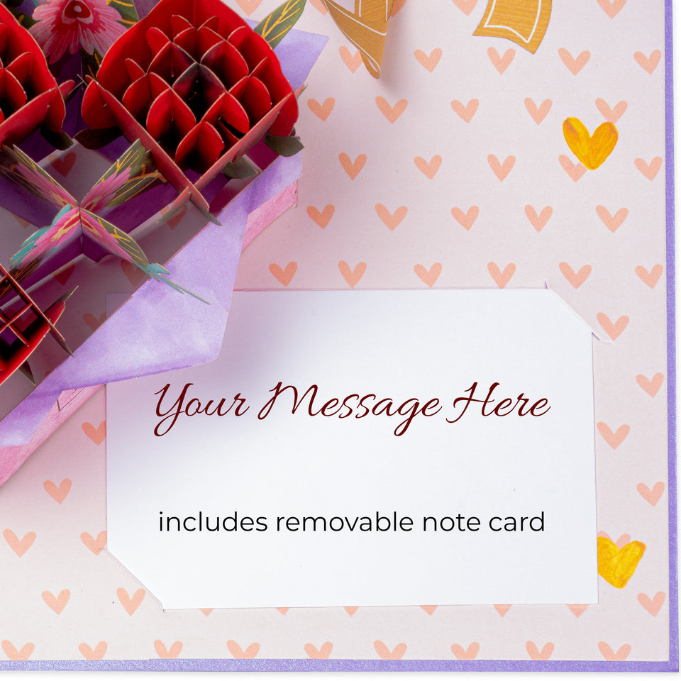 Box of Roses Pop Up Card – Paper Love