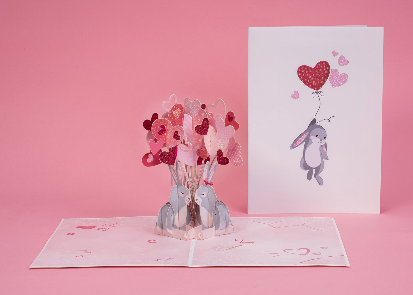 Love Bunnies Pop Up Card