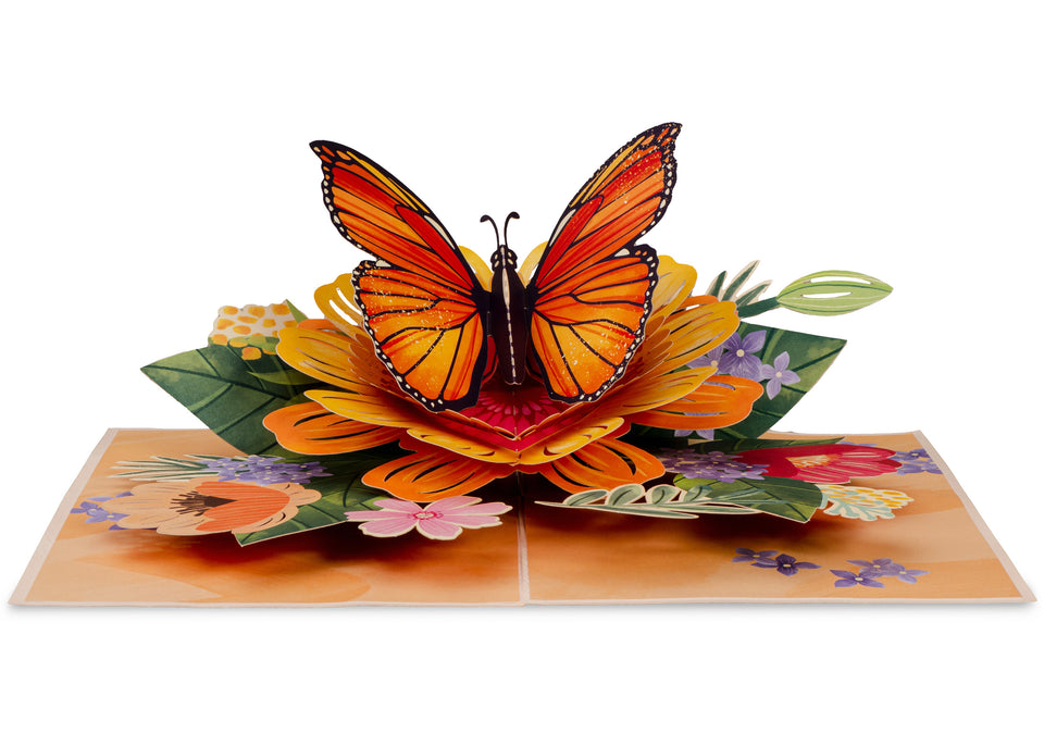 Garden Butterfly Pop Up Card