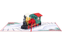 Thumbnail for Christmas Train Pop Up Card