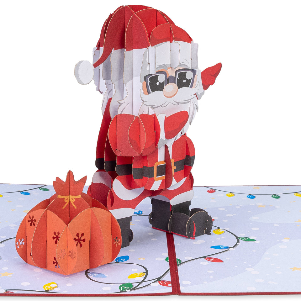 Dancing Santa Pop-up Christmas Card