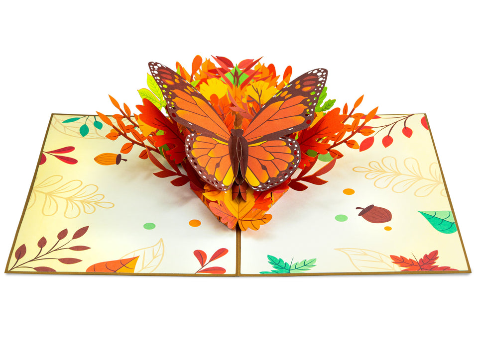 Fall Butterfly Pop Up Card