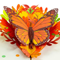 Thumbnail for fall butterfly popup greeting card