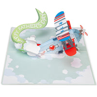 Thumbnail for Happy Fathers Day Plane Pop Up Card